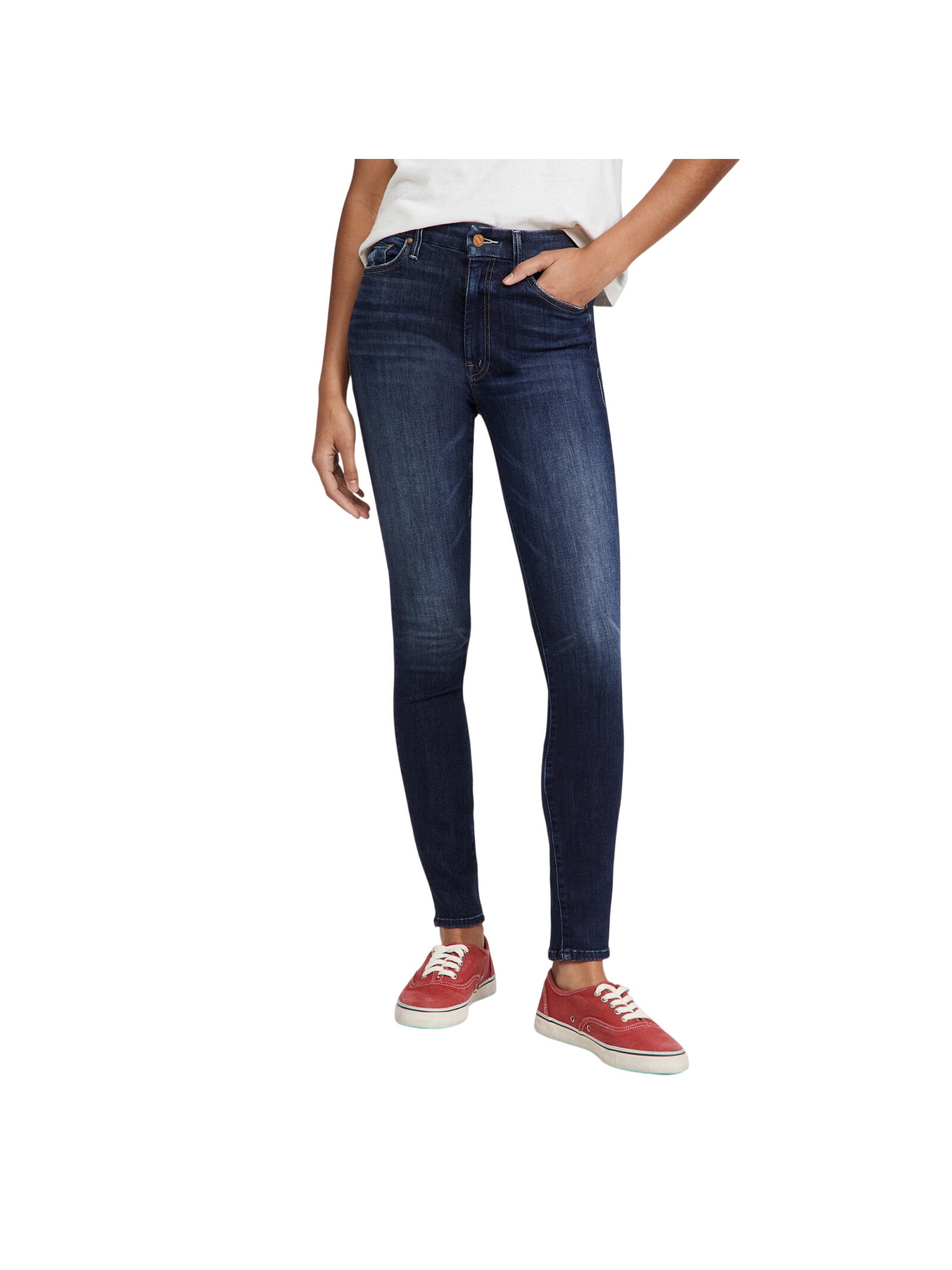 Mother High Rise Teaming Up Looker Denim Jeans Size 23
